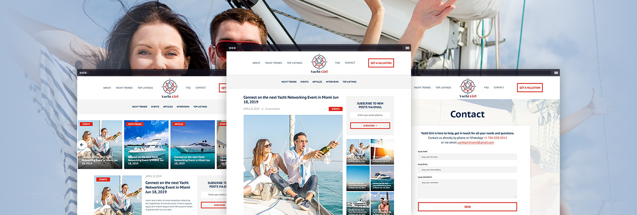 Agencia Web Miami Yacht Girl